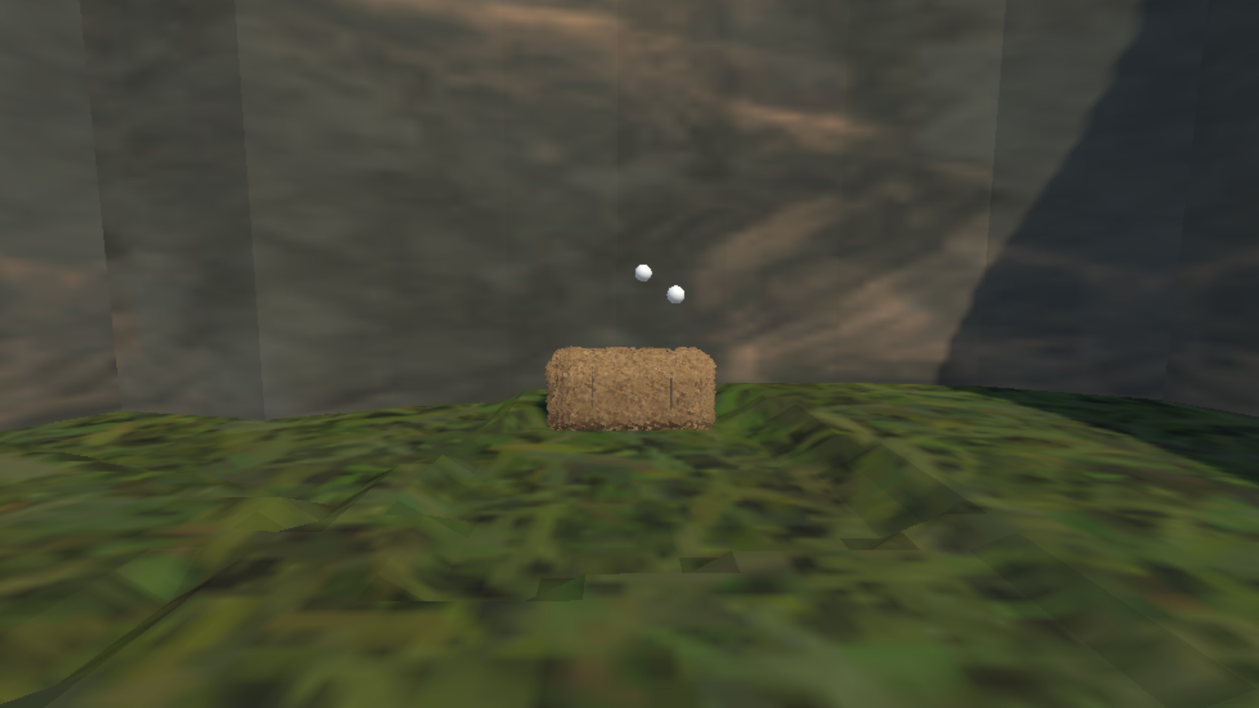 Hay Bale Area